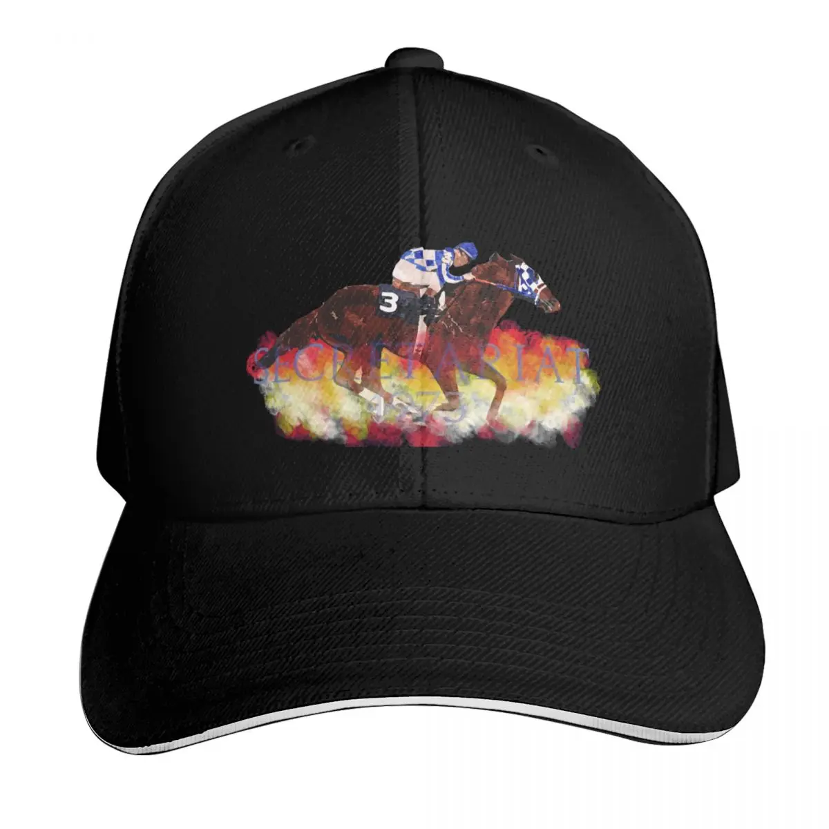 Secretariat 1973 Triple Crown Winner- Famous Racehorses Baseball Cap Men Women Casual Summer Sport Sun Cap