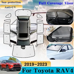 Auto Copertura Parabrezza Visiera Per Toyota RAV4 2023 Accessori 2019 2020 2021 2022 XA50 Finestra Laterale Protezione Solare Anti-UV Parasole