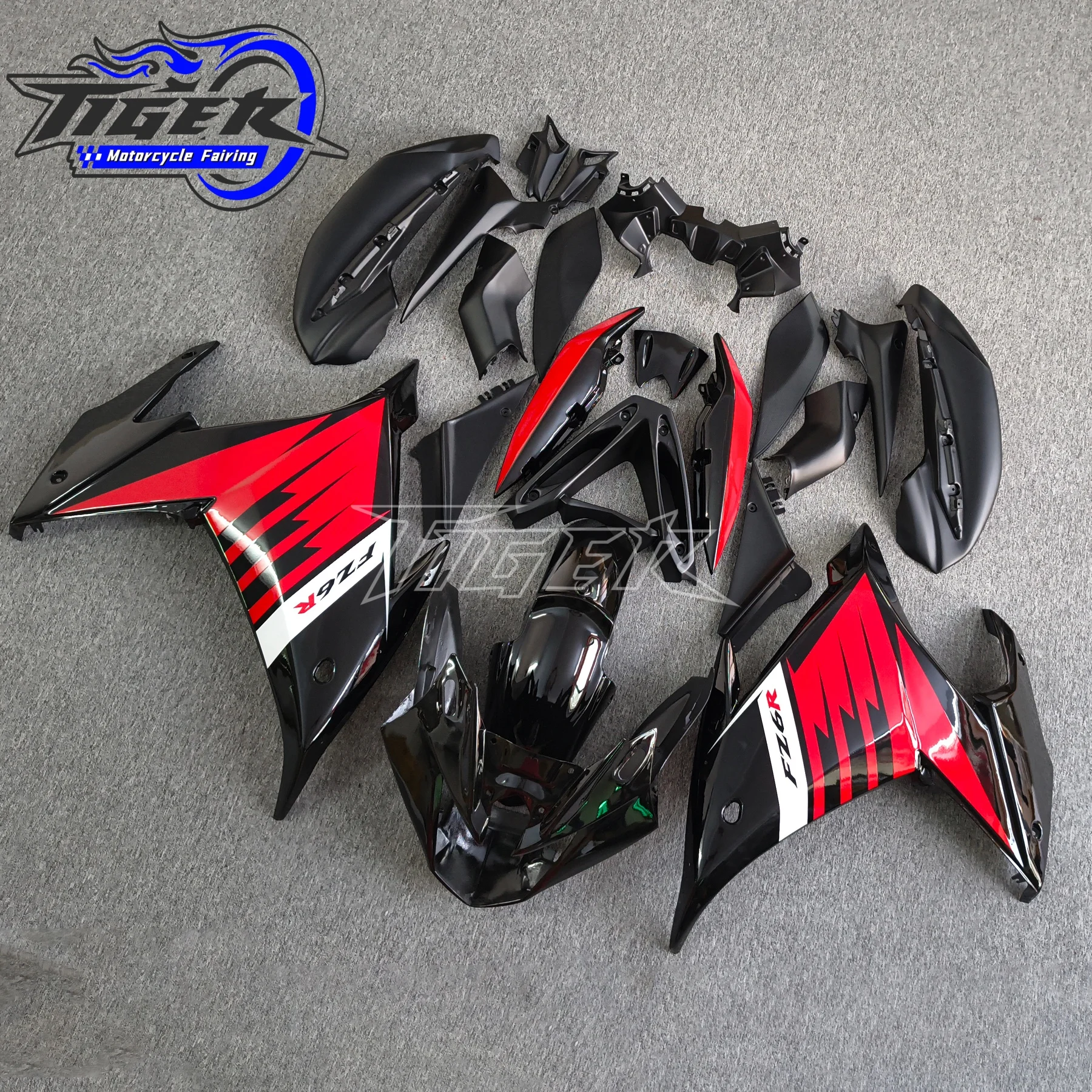 Body For YAMAHA FZ 6R FZ-6R FZ6 FZ6N FZ6R 09 Gloss red 10 11 12 13 14 15 2009 2010 2011 2012 2013 2014 2015 Fairing