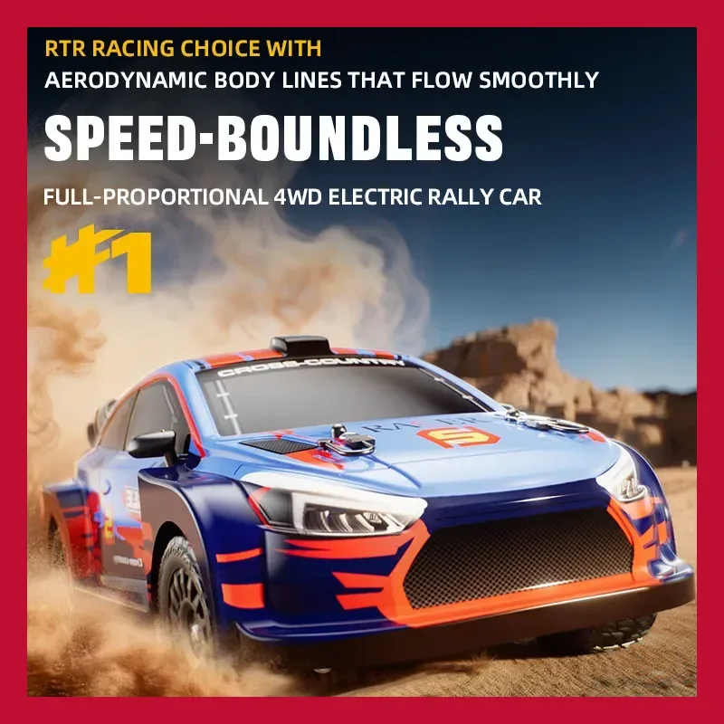 

High-Speed RC Car Adult Electric Remote Control Toy Four-Wheel Drive Carbon Brush All-Terrain Fast Racing Vehicle