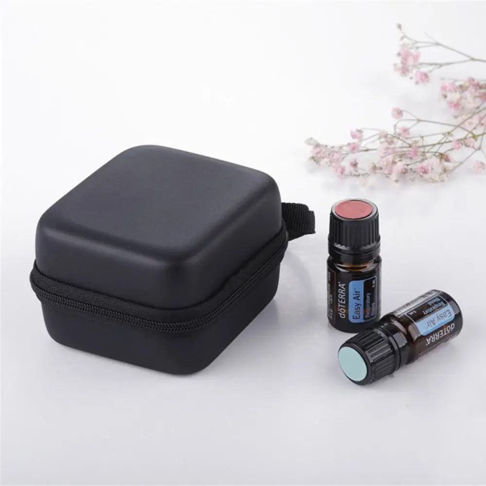 1PC 7 Compartments 5ML Essential Oil Bottles Storage Bag Perfume Essential Oil Case Portable Travel Carrying Organizer