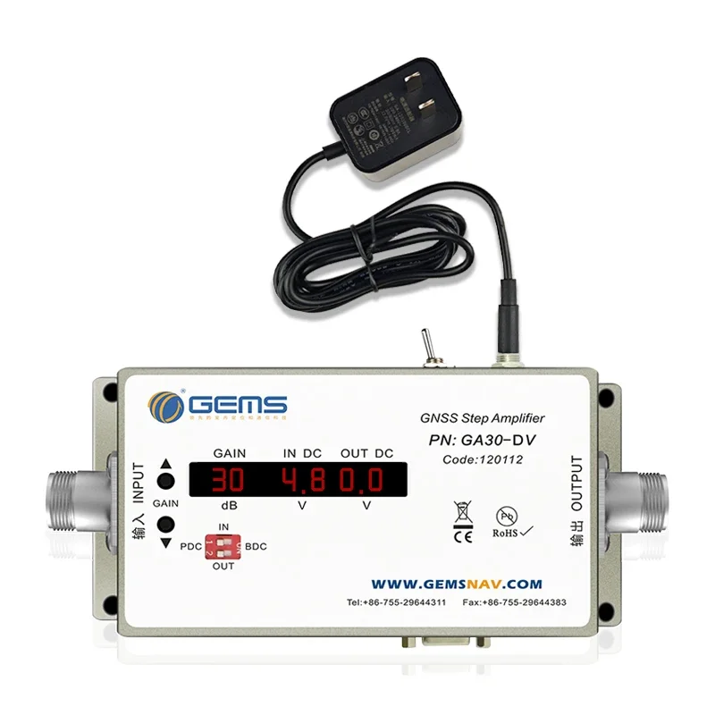 

Стойковый регулируемый усилитель с цифровым дисплеем GPS