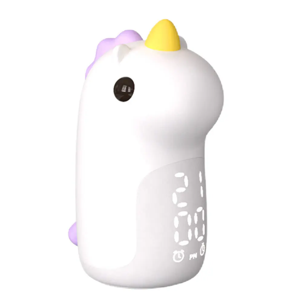 

Unicorn Alarm Clock Night Light Dimming Creative Silicone Bedside Lamp For Kids Lovely Cartoon Led Light