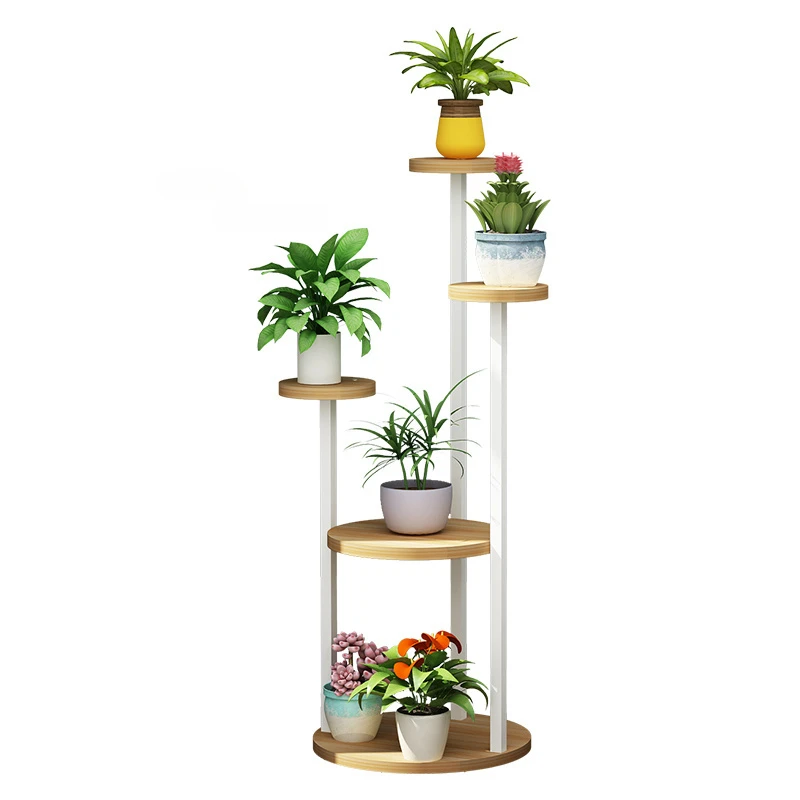 Creative Home Furniture Floor Plant Shelves Bedroom Apartment Storage Flower Pot Rack Living Room Multi-layer Flower Stands