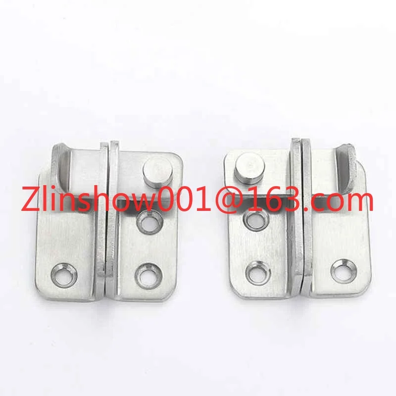 Turn on Left / Right Brief Simple Bolt Anti-theft Security Door Thick Stainless Steel Thicken Bolt Locker Lock Hasp