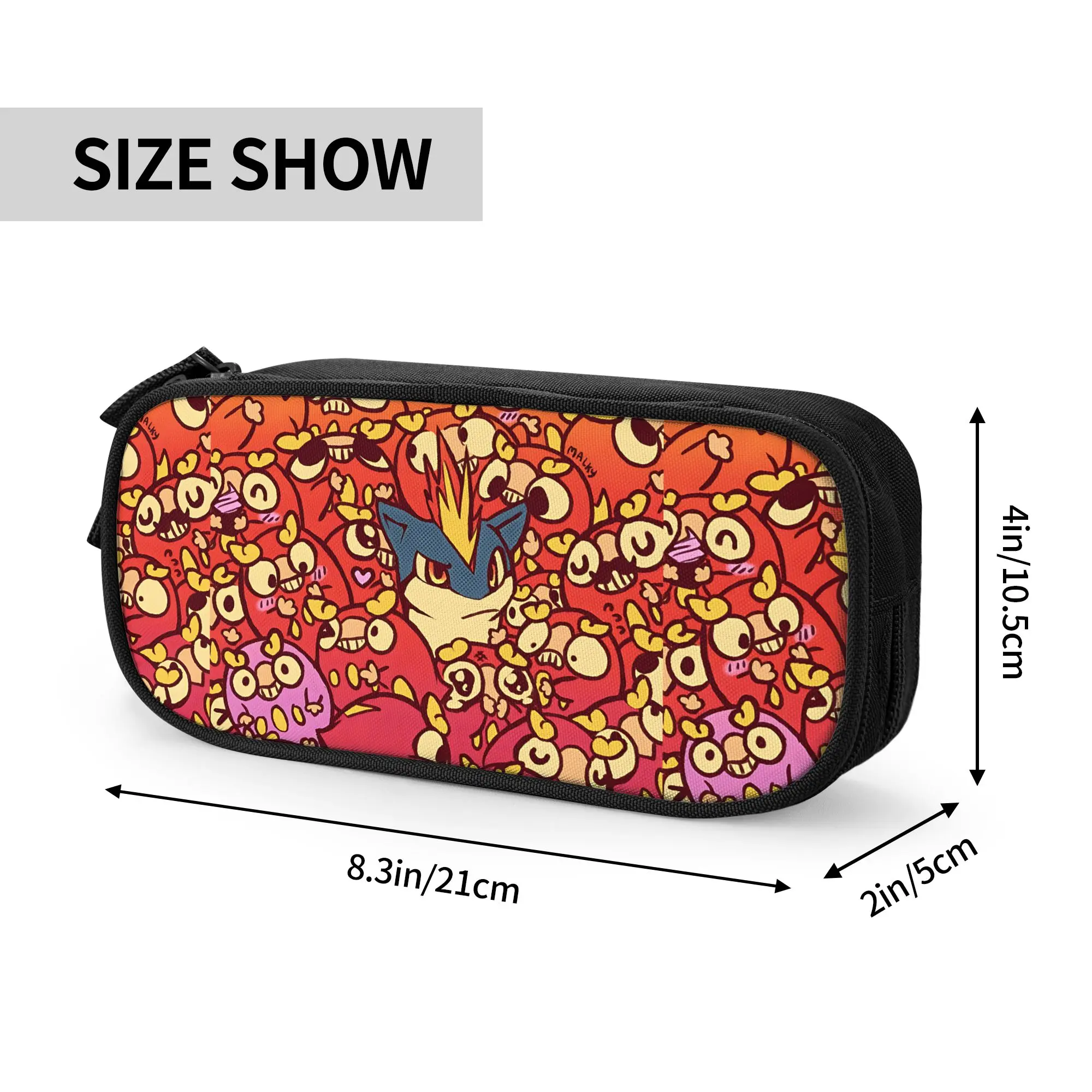 Custom Cartoon Pokemon Theme Large Capacity Bags for Child  Handheld Study Bag for Boys Gilrs Kids