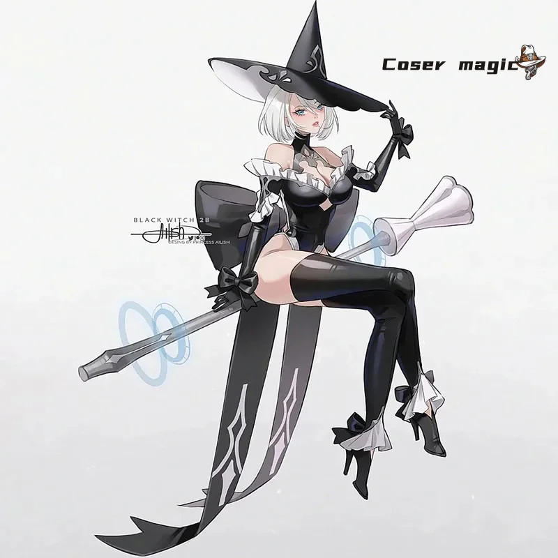 

Йорха №. Костюм для косплея NieR:Automata, 2 варианта, женский комбинезон, для мероприятий и ролевых игр, размеры S-XL