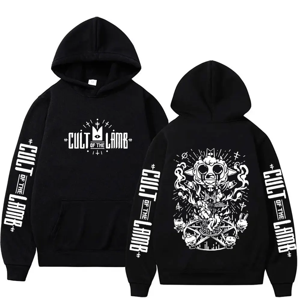 

Game Cult of The Lamb Print Hoodie Men Women Fashion Casual Oversized Streetwear Unisex High Quality Fleece Cotton Sweatshirt