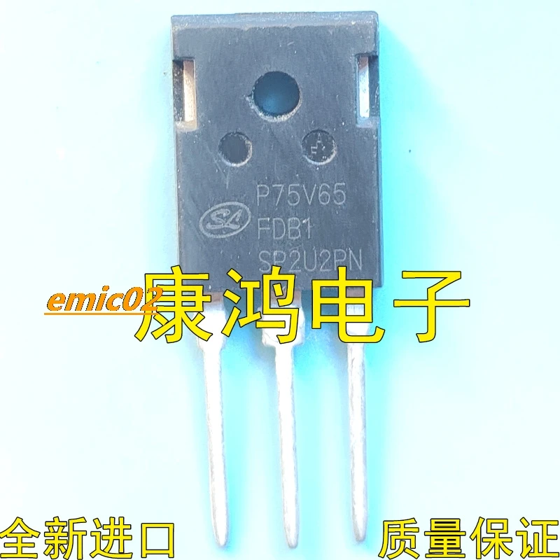 

5pieces Original stock P75V65FDB1 TO-247 IGBT 75A650V