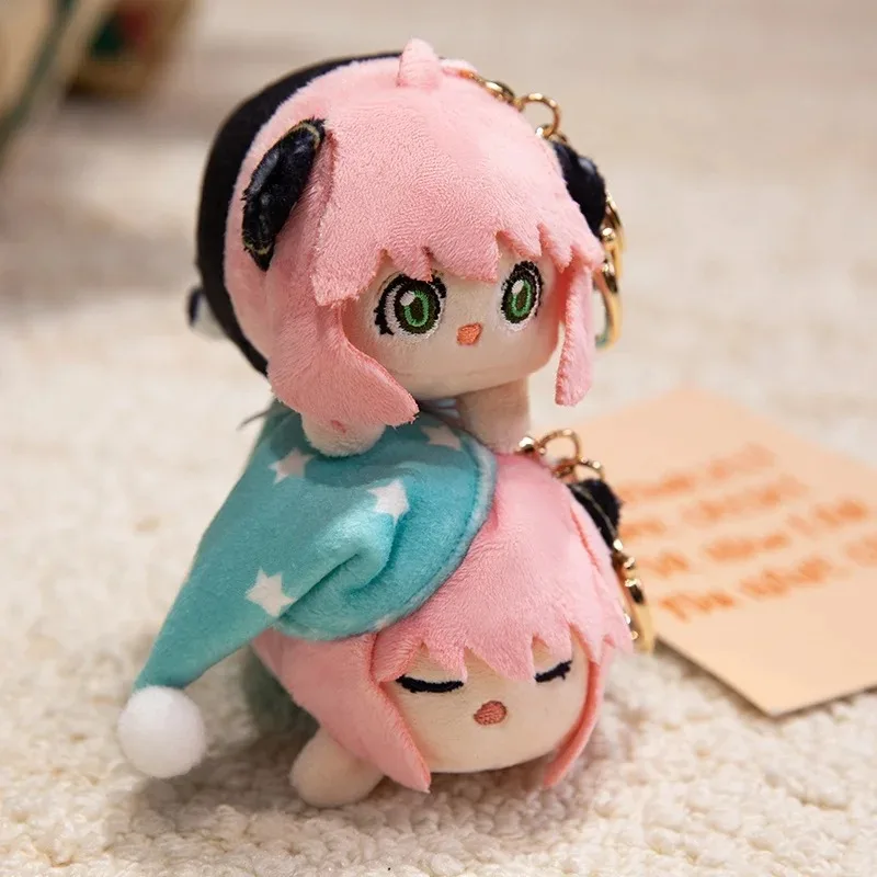 

Genuine Youyou Spy X Family Anya Forger Plush Keychain Bag Decorative Hanging Toy For Girls Doll Soft Stuffed Animal Toy Gifts