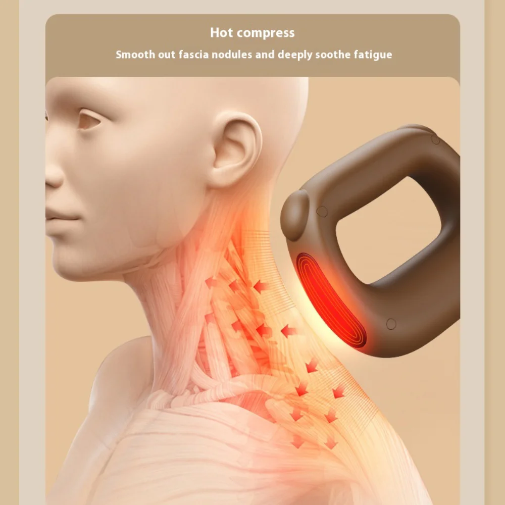 เครื่องนวดฟาสเชียแบบพกพาขนาดเล็ก สำหรับบรรเทาอาการปวดไหล่ คอ หลัง เครื่องนวดโยคะ