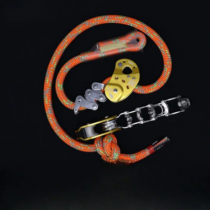 Tree climbing machinery grasping knot rising rope grabber string mango grasping knot machine grasping rope machine aerial rope