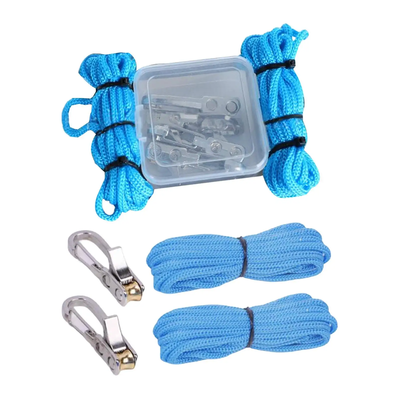 

Lightweight Rope Tensioner Durable Pulley Camping Rope Adjuster for Home Outdoor Tent Storage