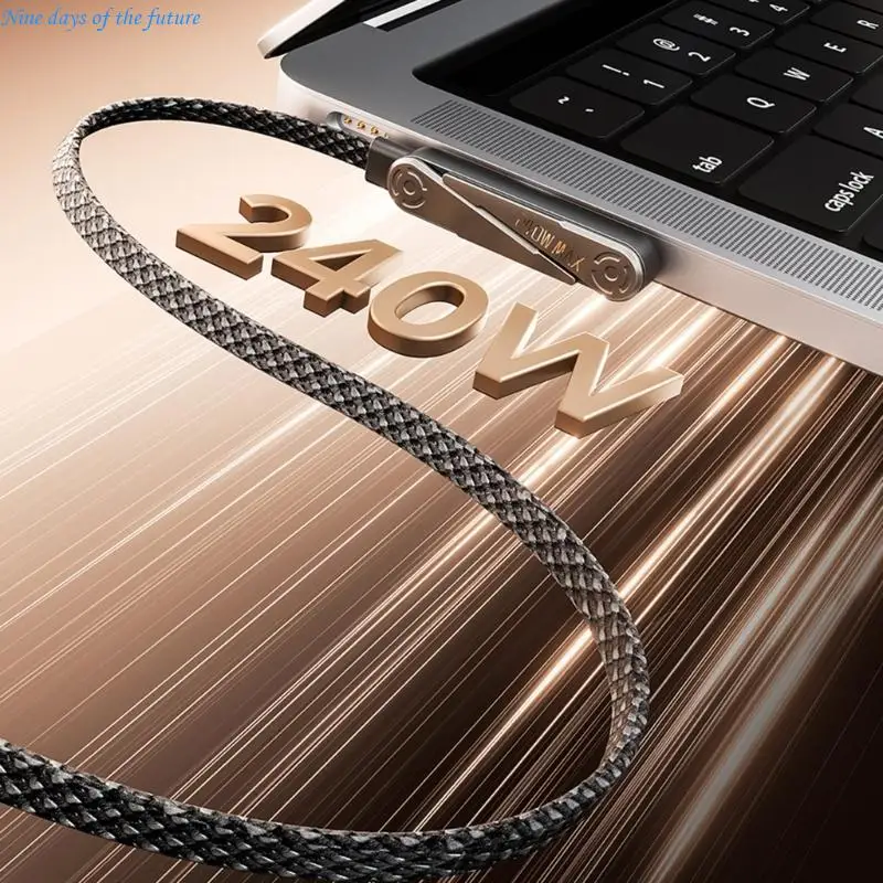 Zincs Alloy Type C Charging Cable 240W Output With Flexible 1.5m Length For Convenience E65A
