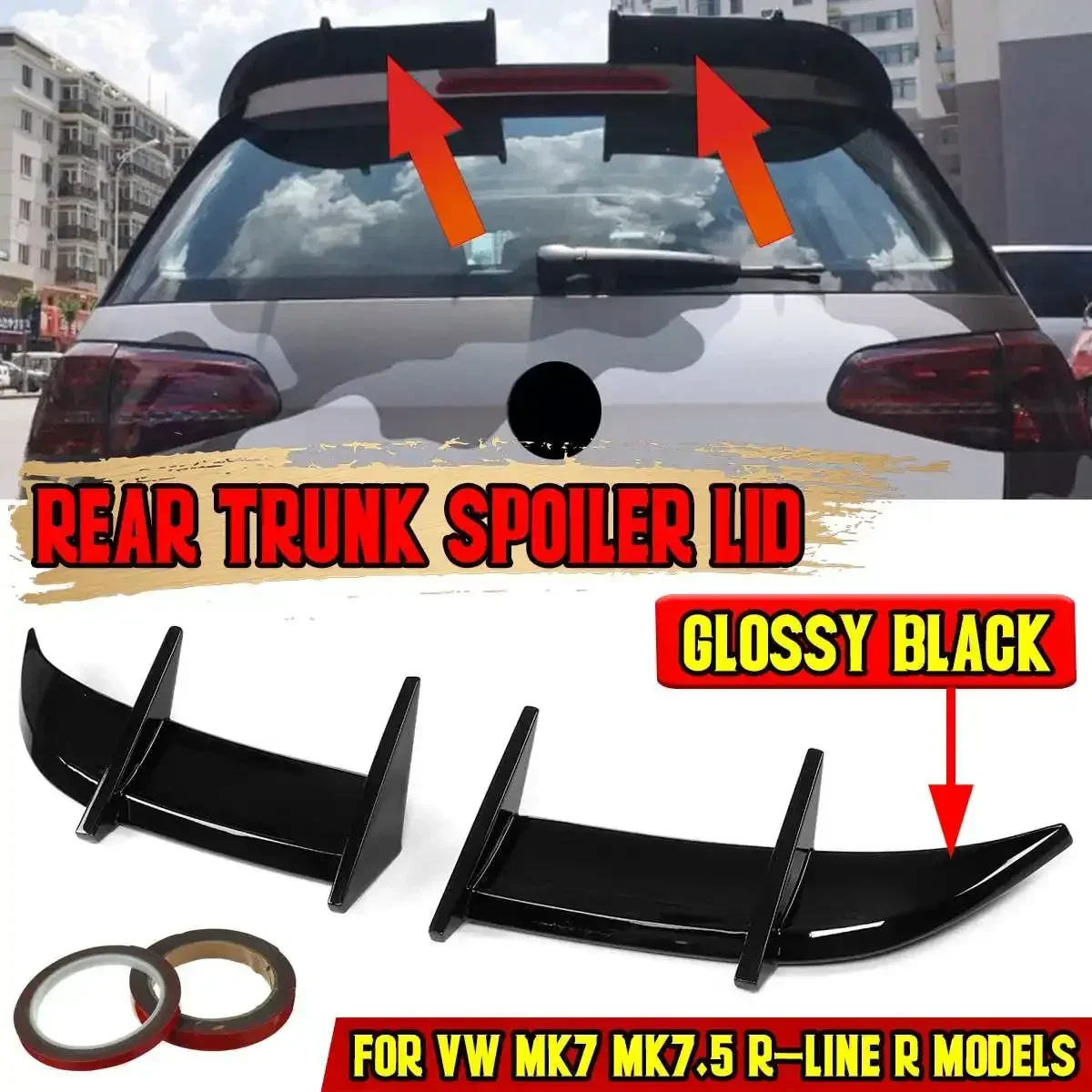 

SXT Rear Roof Spoiler Lip Rear Window Roof Shade Spoiler Visor Extension Wing For DODGE Charger SRT SXT R/T Pursuit 2015-2019