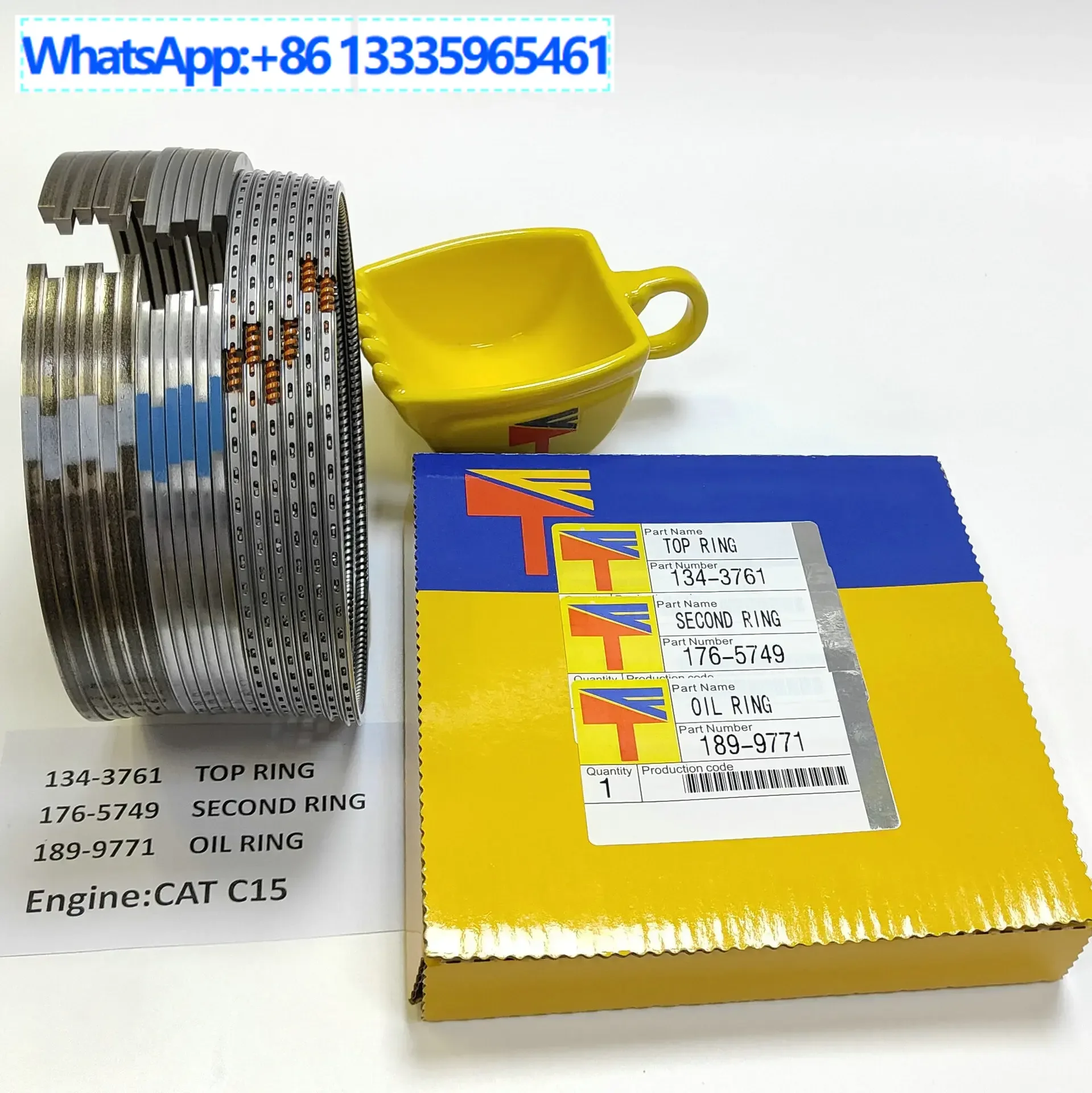 

Piston Top Ring 134-3761 for Dozer CAT D9R/3406 Engine Parts