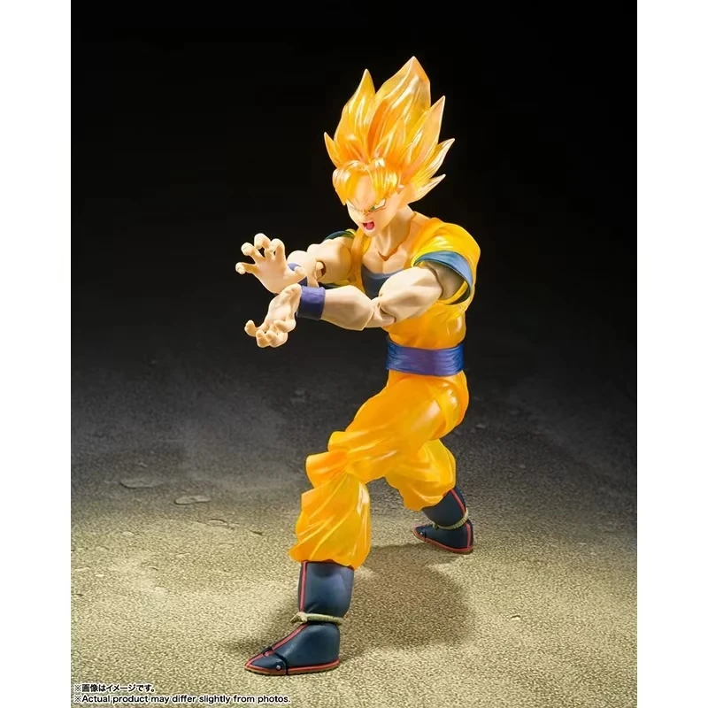 Pre-Sale BB Full Genuine Bandai SHF Dragon Ball Series Super Saiyan Son Goku Z Warrior Movable Figure Model Gift Collection Toy