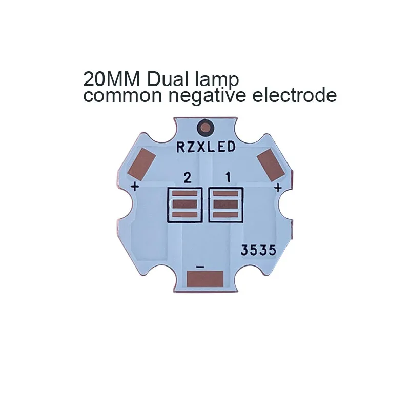 21Pcs/Lot LED PCB 16mm And 20MM Copper Circuit Board Star PCB For Xpe Xpg T6 XML XTE XML2 3535 LED diode chip