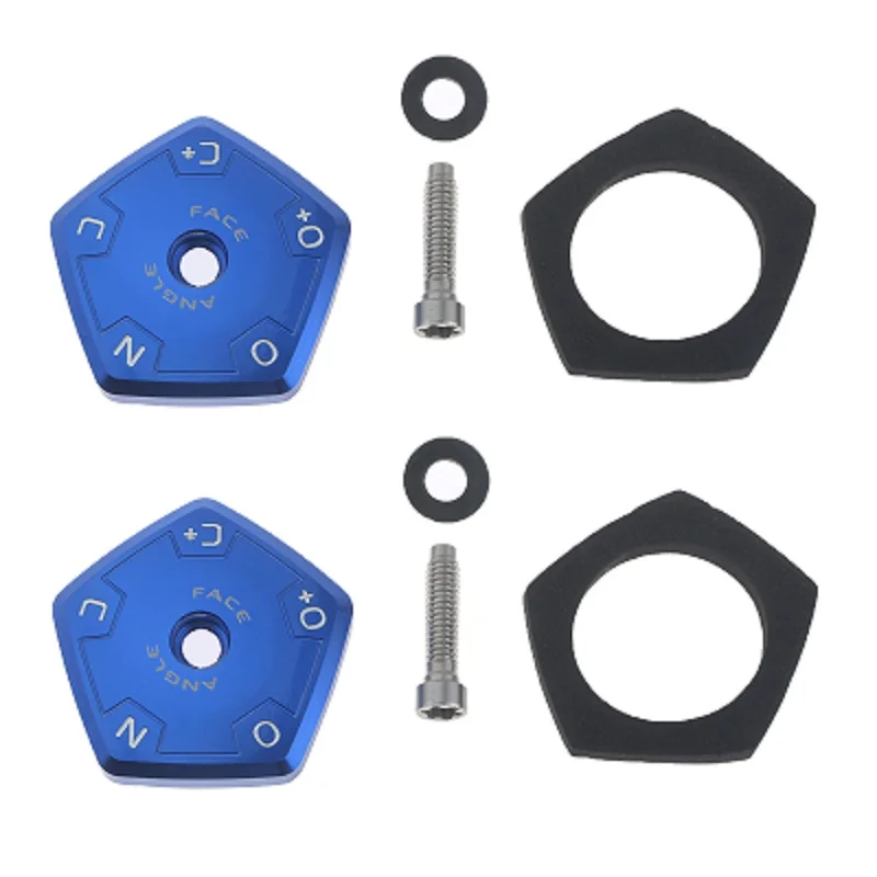 

2 Sets Blue Adjustable Aluminium Alloy Triangle Golf Sole Plate 5 Angle for Taylormade R11S Driver Woods (Standard and TP Model)