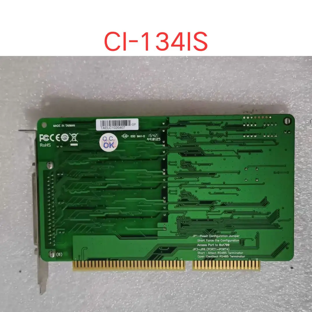 used CI-134IS RS-422/485 four serial port optoelectronic isolation card test OK Fast shipping