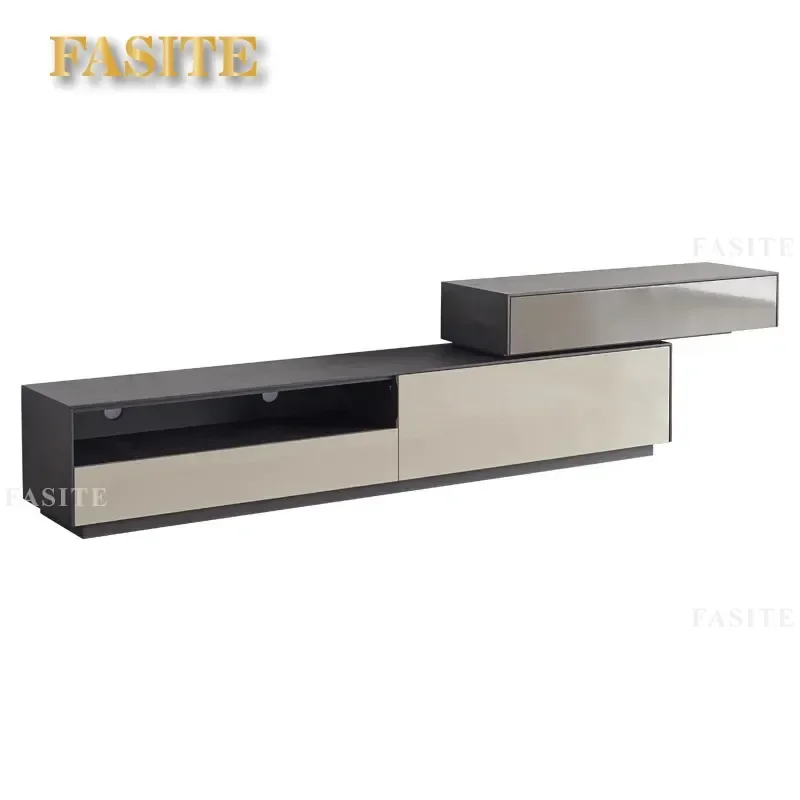For Italian Minimalist Coffee Table TV Cabinet Combined Wall Cabinet Nordic Modern Light Luxury Living Room Wall Mounted