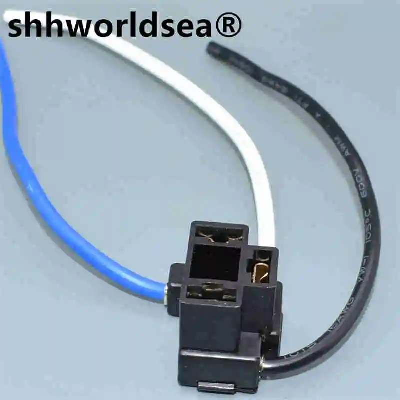 shhworldsea H4/9003 Car Halogen Bulb Socket Power Adapter Plug Connector Wiring Harness