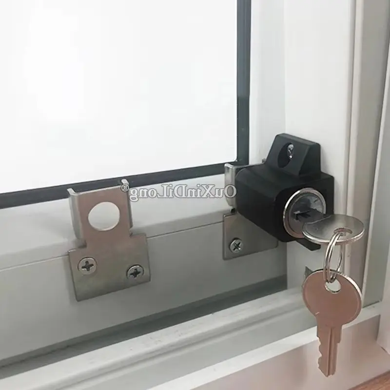 Brand New 2PCS Sliding Door and Window Locks Protect Baby Children Open Window Safety Lock Window Latch