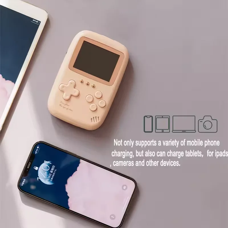 10000 Mah Large Capacity Portable Retro Game Console 2.8 Inch Power Bank Video Game Dual USB Output Mini Handheld Game Player