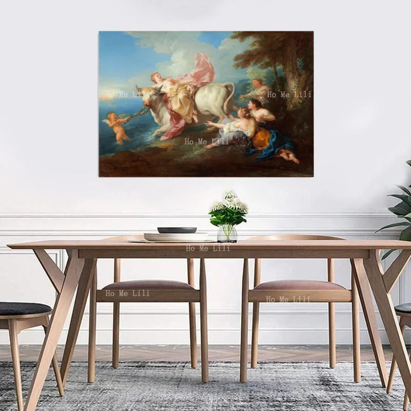 Jean Francois De Troy : The Abduction Of Europa (1716) - Giclee Fine Art Print Wall Decoration