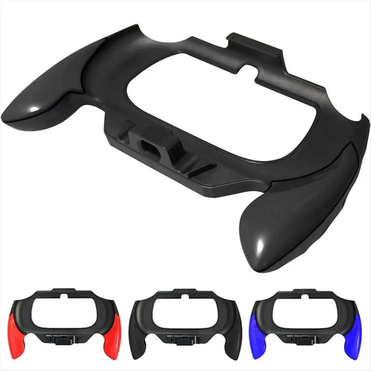 (A03R) Ergonomic Hand Grip Holder Case for PS Vita 2000 Gaming Accessory Bracket with Enhanced Control and Stability Black