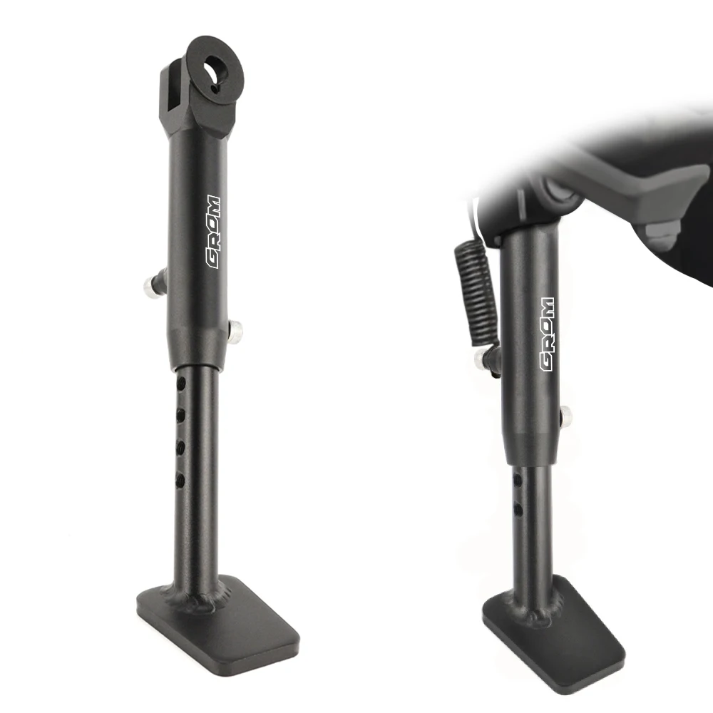 

For Honda Grom 125 MSX125 2017-2024 Monkey 125 2019-2024 Motorbike Aluminum Adjustable Kickstand Side Stand Foot Support Bracket