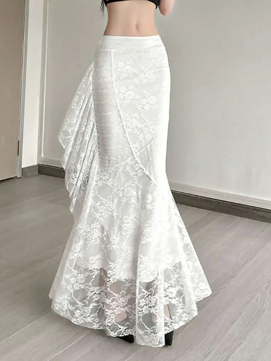 

Elegant Evening Party Skirt Slim Fit Asymmetrical Hemline Cross-Border Style Women's Fashion Spring New Arrivals