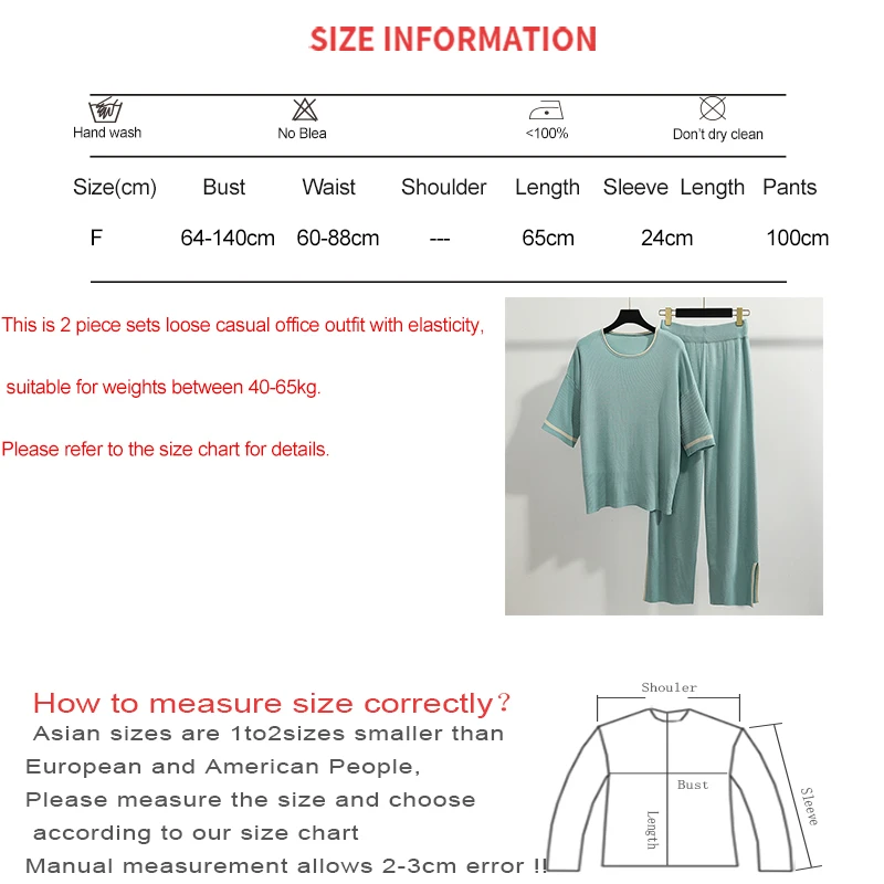 HELIAR Women Casual Knitted 2 Piece Sets Short Sleeve O-Neck Top and High Waist Split Wide Leg Pants Suit Office Women Outfits