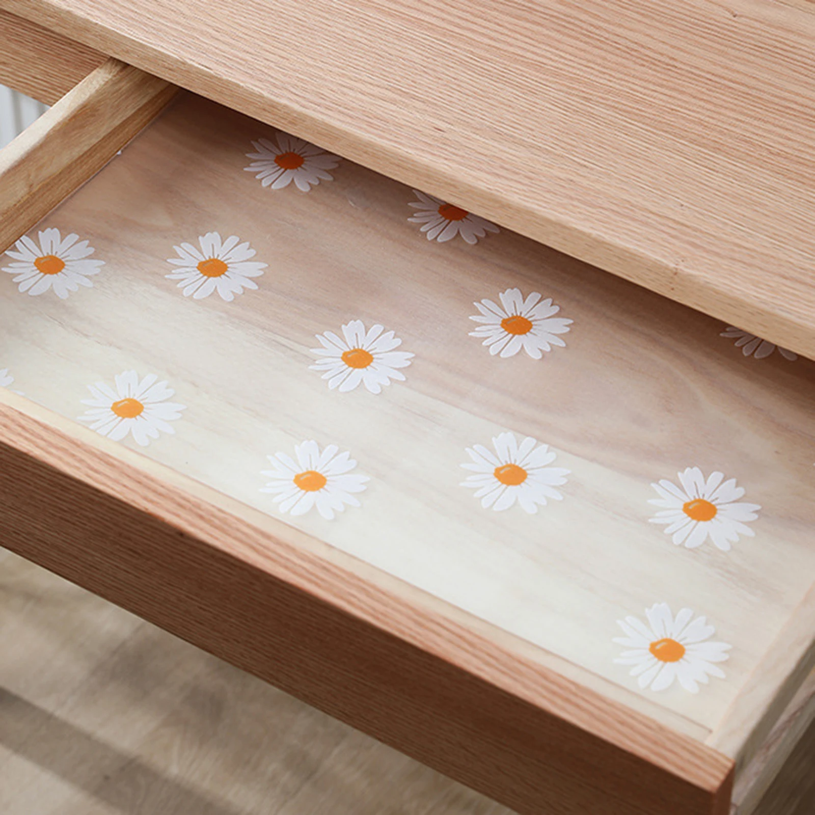

Drawer Mat EVA Dustproof Waterproof Non slip Shelf Liner Transparent Practical Cabinet Cushion Storage Solution