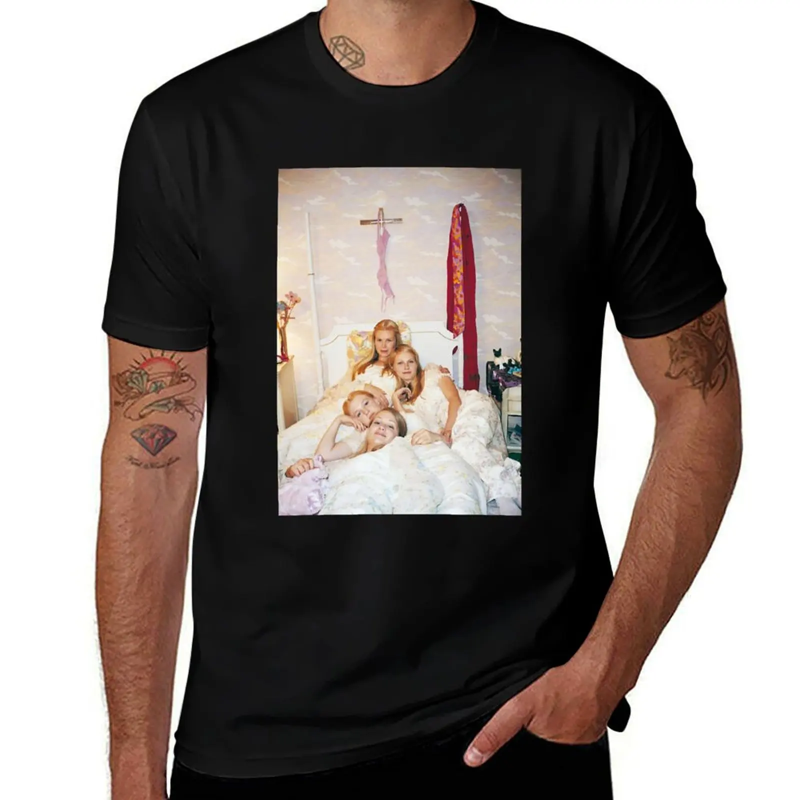 

the virgin suicides lisbon sisters T-Shirt t shirt man luxury t shirts for man pack cotton