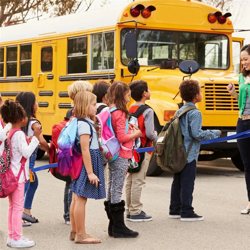 RALCA-Children' S Safety Walking Ropes 2 Pack- 12 Colorful Handles Included, Perfect For Outdoor Daycare For Preschool Teachers