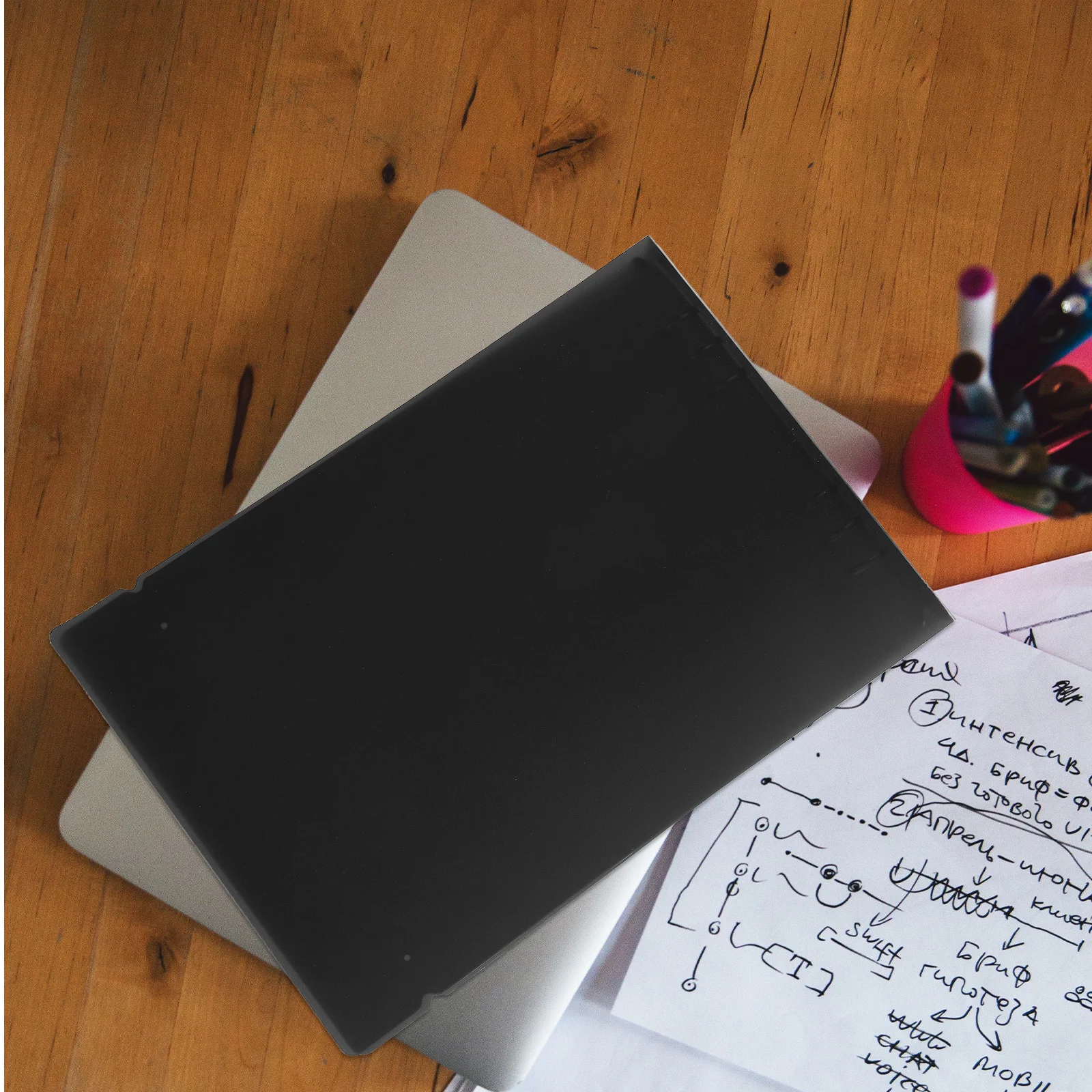 

Plastic Binder Folder Shell Notebook File Cover Clear Reusable Loose Leaf For School Office Aesthetic Cute Binders Practical