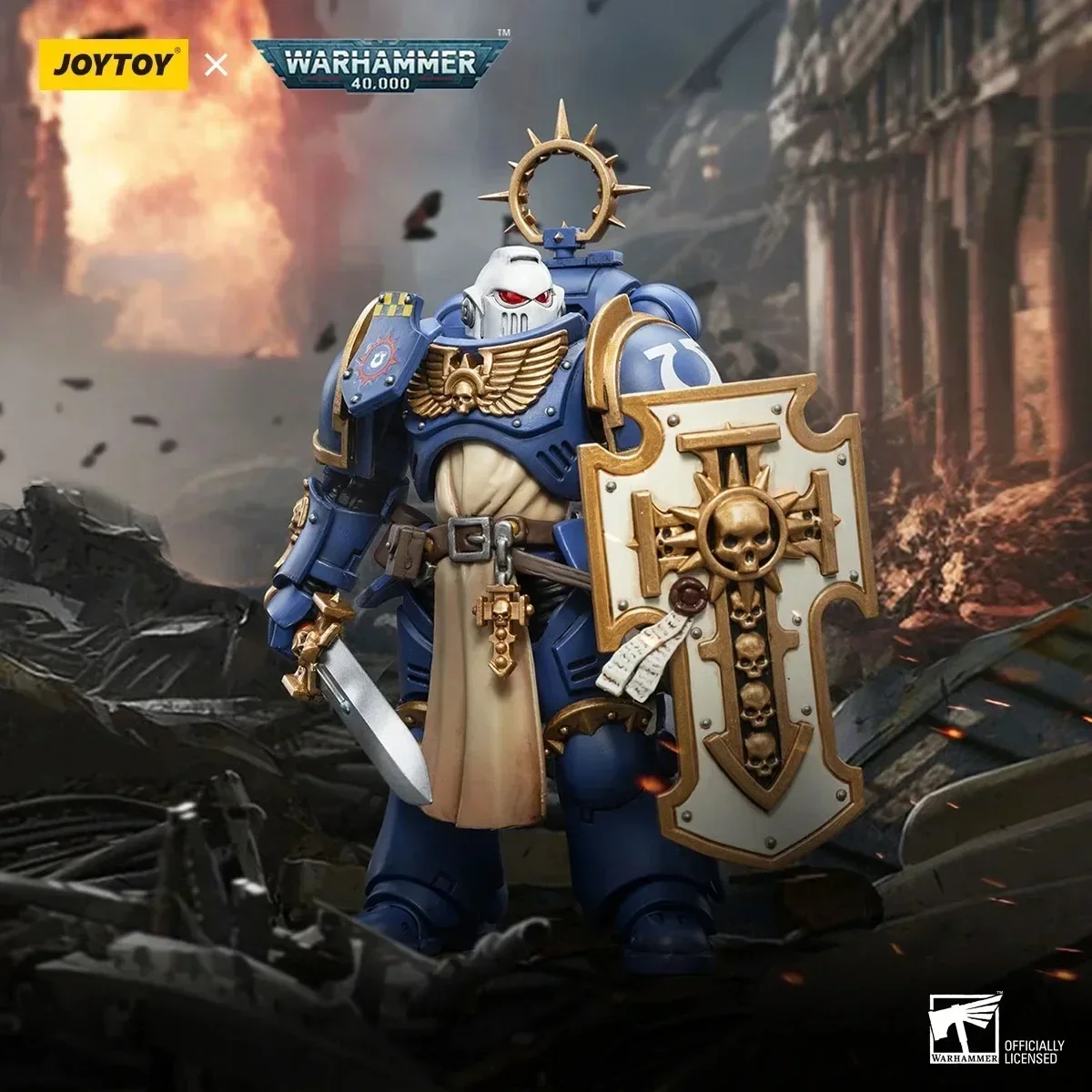 Joytoy Warhammer 40K 1/18 Actionfiguren (3 Teile/satz) Ultramarines Bladeguard Anime Militärmodell