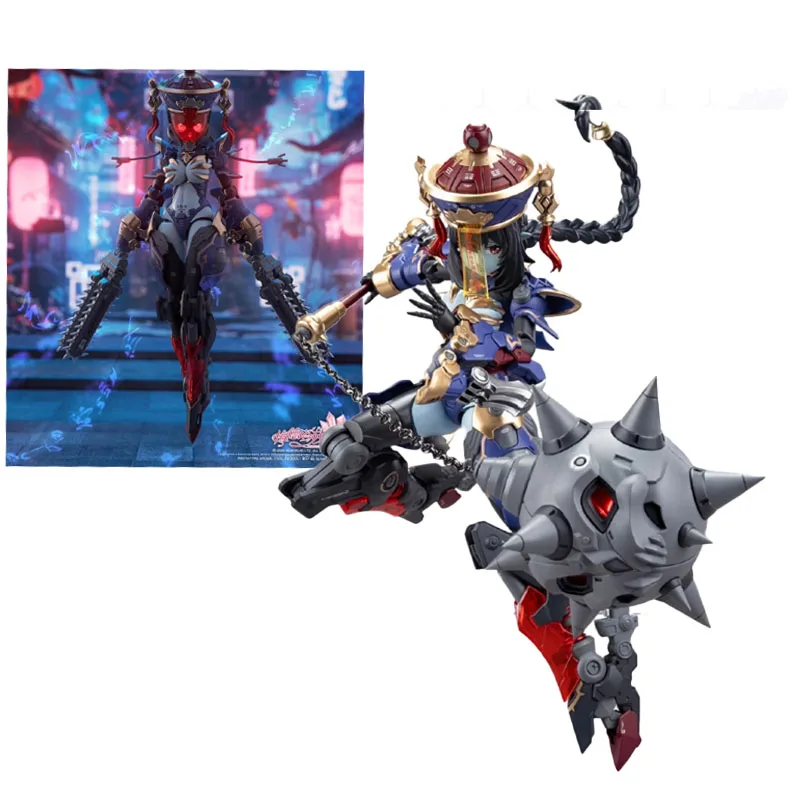 

Hemoxian Jiulian Reverberation of Medta Aciton Figurine 1/12 Zombie Girl High Quality Assembly Model Kit Collect Doll Toy Gift