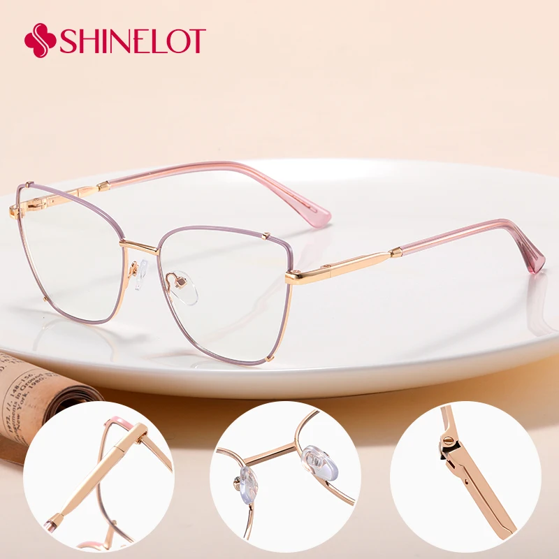 

81188 Delicate Cat Eye Eyeglasses Frame Female Transatlantic Glasses Youth Style Romantic Eyewear Accessories Girlfriend Gift