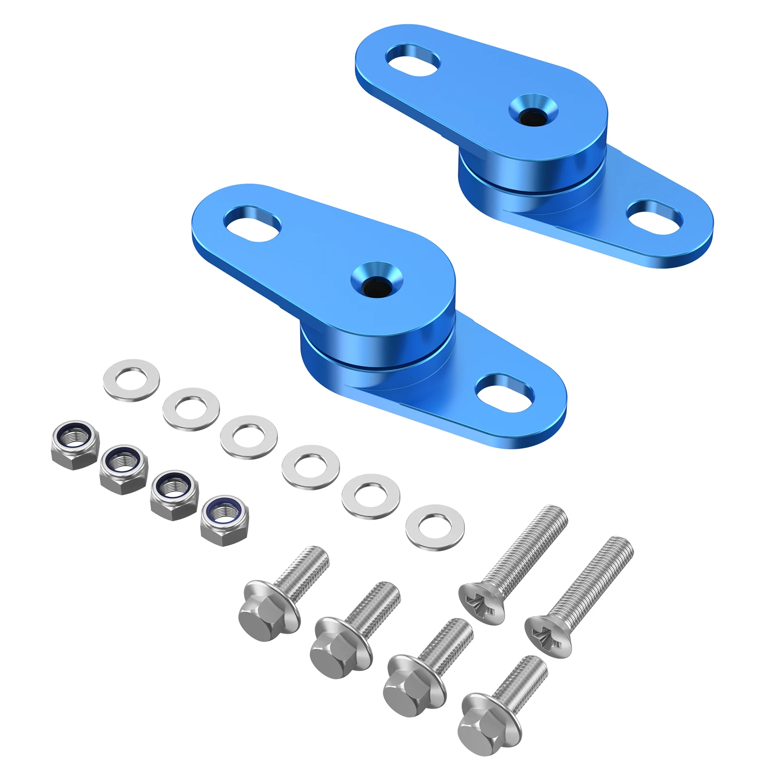 NICECNC Auspuffrohrhalterungen für Yamaha Banshee 350 YFZ350 YFZ350SP 1987–2006, verstellbare Aluminium-Schalldämpferhalterung für ATV – Detail 7