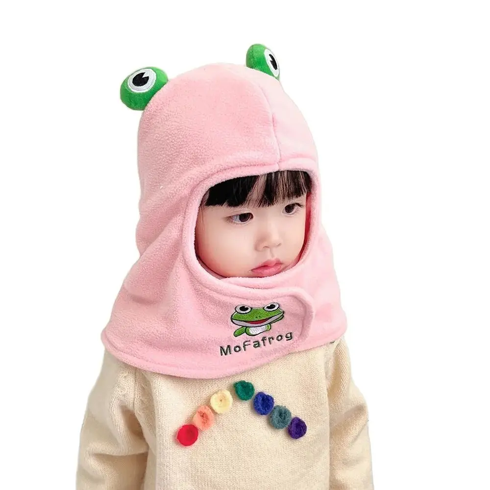 Doitbest Winter Hat For Baby Girl Beanies Protect Ears Face Neck Frog Panda Dinosaur Antlers Child Warm Kids Earflap Caps