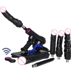 New Sex Machine for Woman Adjustable Masturbating Pumping with different Accessories Sex machine Gun for Men wireless machine