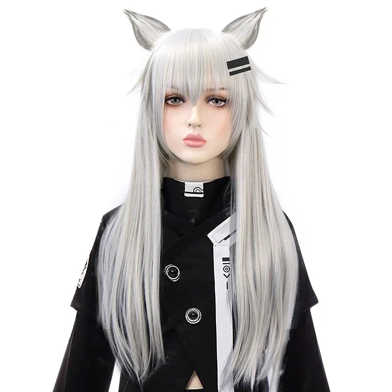 Anime Game Arknights Lappland Cosplay Costume Shoes Boots Jacket Outfit Uniform Adult Women Halloween Costume Wig Shoes Cos Tail