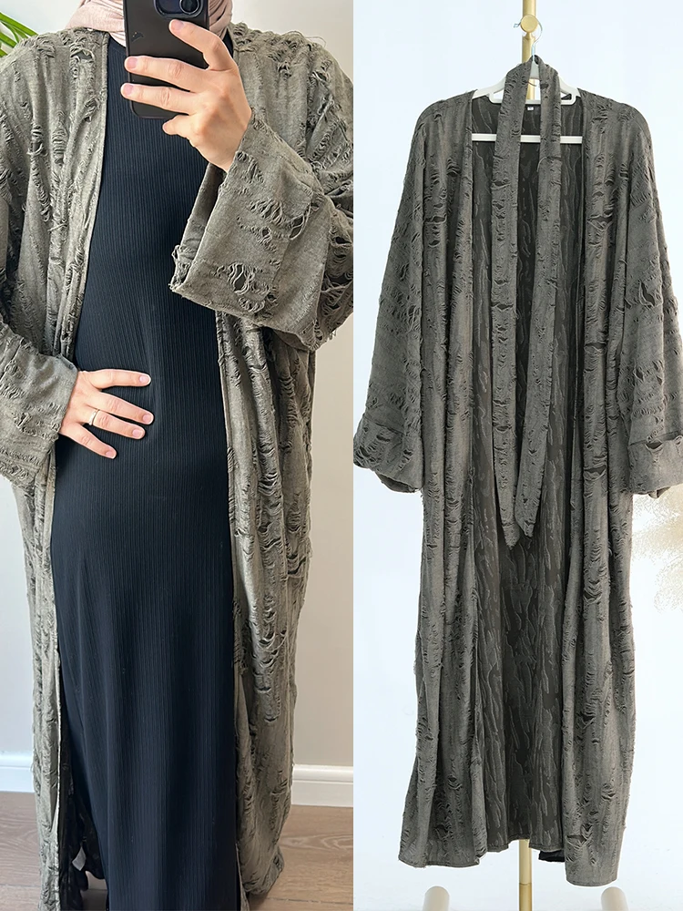 Bescheiden Jurk voor Vrouwen Abaya Print Lange Gewaad Ramadan Marokko Dubai Abaya Kaftan Islam Eid Moslim Vestidos Jalabiya Jurken