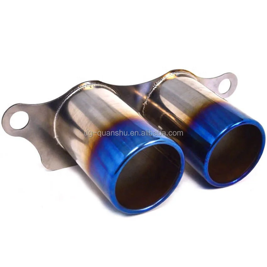 Pors*che 996tt Exhaust Tips Can Be Customized Individually Exhaust Pipe Thickness Other Exterior Accessories