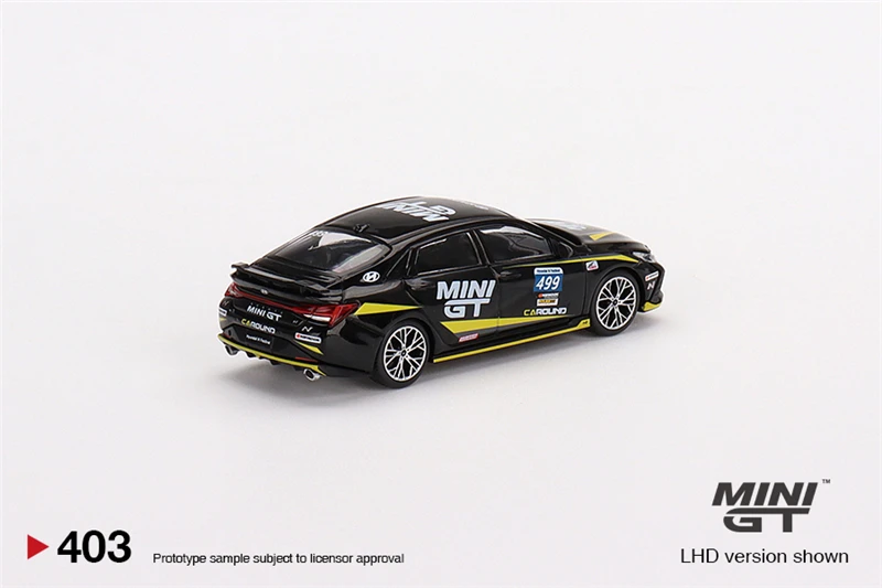 MINI GT 1:64 Hyundai Elantra N #499 Caround Racing Hyundai N-Festival LHD