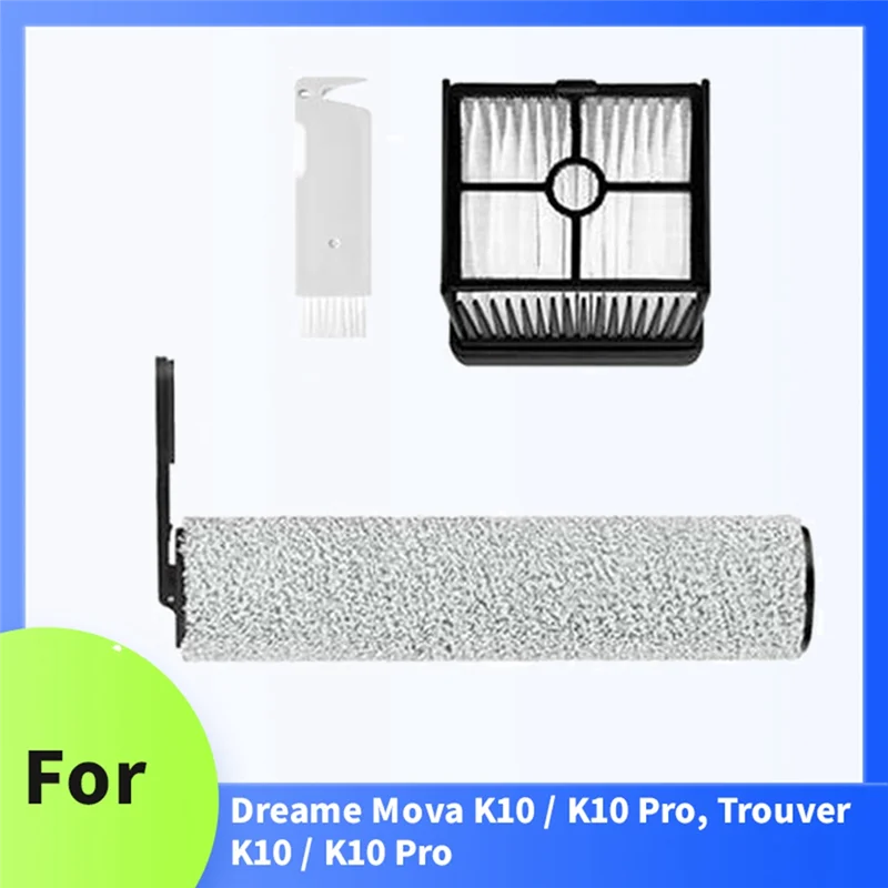 A74G-For Dreame Mova K10 / K10 Pro، Trouver K10 / K10 Pro ملحقات الفرشاة والمرشحات الرئيسية للمكنسة الكهربائية