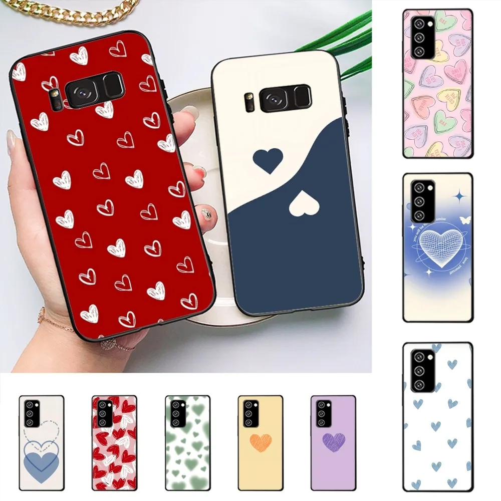 Simple Couple Love Phone Case For Samsung J 7 Plus 7core J7 Neo J6 Plus Prime J6 J4 J5 Mobile Cover