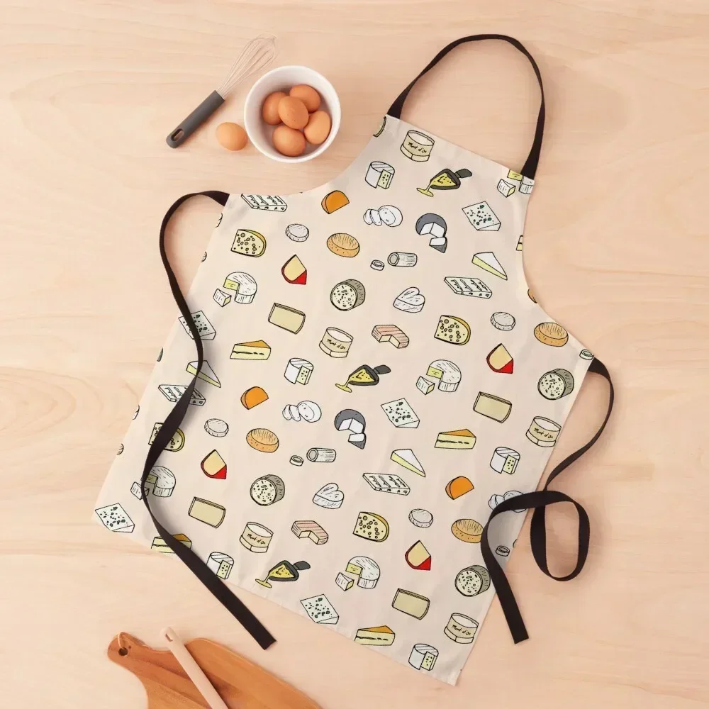 

Cheese pattern Apron Woman Kitchen Kitchen Things For Home Funny Dress Apron
